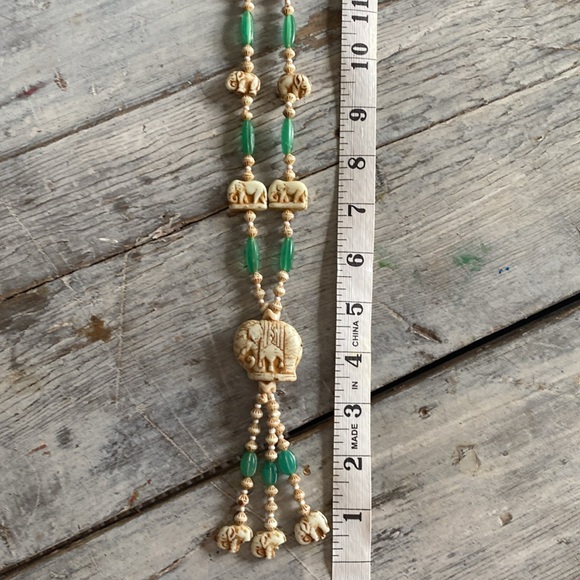 Vintage elephant necklace. Good karma. - Picture 2 of 3